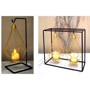 เชิงเทียนโลหะ,เชิงเทียนโลหะสำหรับตกแต่งผนังแบบสร้างสรรค์สีดำสำหรับตกแต่งวางไว้ตรงกลางสำหรับงานเลี้ยงวันเกิด - Product Image 5