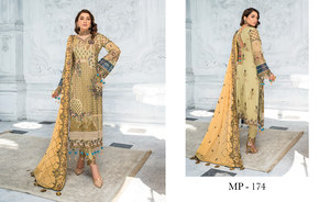 Robe Salwar Kameez en mousseline de soie de haute qualité pour adultes vêtements de fête pour femmes de style indien et pakistanais - Product Image 2
