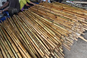 แผงรั้วไม้ไผ่100X180ซม. รั้วหน้าจอไม้ไผ่ Tonkin รั้วไม้ไผ่รีดสำหรับสวน0084947900124 - Product Image 5