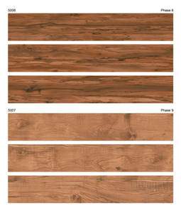 Baldosas de porcelana con acabado rústico esmaltado digital moderno de 200x1200mm con diseño de tablones de madera para espacios interiores - Product Image 4