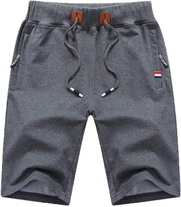 Shorts en toile 100 % coton pour homme, style vintage, qualité export OEM, avec cordon de serrage, décoration en dentelle et fonction coupe-vent - Product Image 1