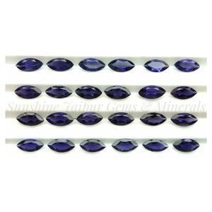2X4mm Marquise Cut <b>Natural</b> IOLITE Wholesale Factory Price High Quality Faceted Loose Gemstone Per Piece <b>NATURAL</b> IOLITE - Product Image 4