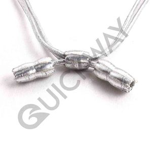 Cordon de capuchon en fil métallique OEM Cordon de capuchon en or de cérémonie en gros Cordons de chapeau ou sangles de chapeau en mylar ou lingot métallique de soie de qualité supérieure - Product Image 2