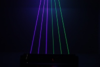 Système d'éclairage linéaire à tête mobile, 2 w 6 projecteurs, Lasers rouge, vert, bleu, spectacle de lumières de scène, Dj Disco, Bar de fête
