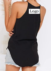 เสื้อแขนกุดมีเสื้อกล้ามของผู้หญิง,เสื้อชายหาดเสื้อกล้ามสายเดี่ยวลำลองฤดูร้อน - Product Image 5