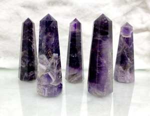 Vente en gros d'obélisques en quartz naturel poli Points de tour AGATE Guérison Baguette Gemmes pour la décoration intérieure Feng Shui Sculpture sur pierres précieuses - Product Image 1