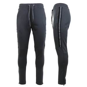 กางเกงวิ่งออกกำลังกายแบบแอคทีฟลายทางสำหรับผู้ชายกางเกงผ้าลูกฟูกเอวสูงสไตล์สปอร์ตลำลองงานตามสั่ง - Product Image 3