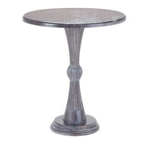 Table d'appoint ronde en argent de style moderne luxueux, de haute qualité, écologique, fabriquée à la main, style royal classique, pour la maison - Product Image 3