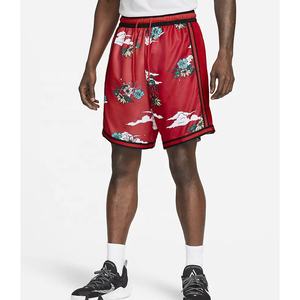 Pantalones cortos de baloncesto para hombre con logotipo personalizado directo de fábrica al por mayor, nuevo estilo, conjunto de ropa deportiva de malla transpirable con impresiones sublimadas - Product Image 5
