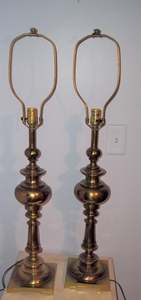 Traditional Brass <b>Table</b> <b>Lamp</b> with Cream Shade Square <b>Base</b> Indoor Home Decor Durable Living Room Lighting - Product Image 2