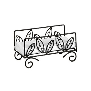 Classic Design <b>Napkin</b> <b>Holder</b> For Home And Hotel Usage With Premium Quality Metal Black Color <b>Napkin</b> <b>Holder</b> - Product Image 4