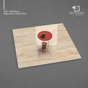 กระเบื้องเคลือบเงาลายหินอ่อน600x600ดีไซน์ทันสมัยสำหรับพื้นห้องน้ำ - Product Image 6