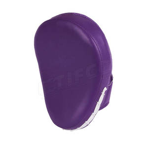 Coussinets d'entraînement factices incurvés en cuir/maille pour la boxe MMA Muay Thai Martial Arts Focus Training-Durable et confortable - Product Image 6