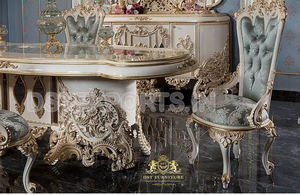 Juego de Muebles de Comedor Estilo Rococó Francés Real, Muebles de Comedor Estilo Reino Real, Compre un Juego de Mesa de Comedor Francés - Product Image 5