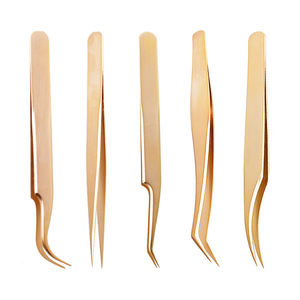 Pince à épiler d'extension de cils personnalisée en acier inoxydable de qualité supérieure pour femmes vente en gros - Product Image 5