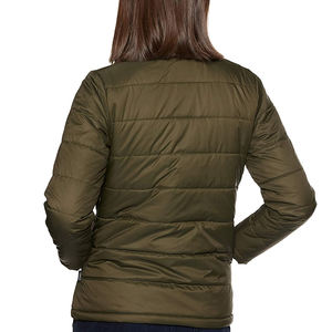 Logo personnalisé 2026 hiver femmes doudoune mode duvet matelassé bulle manteau tissé extérieur chaud manteau - Product Image 6