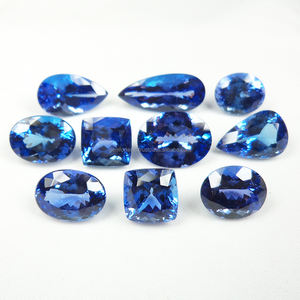 Piedra preciosa de corte suelto de tanzanita, piedra preciosa natural calibrada facetada ovalada, piedras de nacimiento sueltas semipreciosas de alta calidad OEM - Product Image 1
