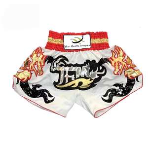 Boxeo muaythai corto de poliéster hombres lumpinee muay thai shorts - Product Image 1