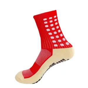 Online Shopping USA Custom Colors And Logo Adult Men's Women Non Skid Grips Socks Anti Slip Socks With Grip