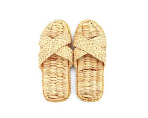 Pantuflas Naturales Hechas a Mano de Jacinto de Agua - Product Image 5