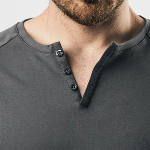 T-shirts décontractés pour homme en coton 100% de haute qualité, col rond, manches courtes, avec impression personnalisée du logo, couleur turquoise, OEM. - Product Image 2