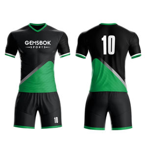 ชุดเสื้อเจอร์ซีย์ฟุตบอลสำหรับผู้ชายชุดฟุตบอลแบบสั่งทำพร้อมโลโก้ - Product Image 4