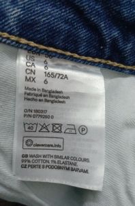 Ropa sobrante de marca para mujer, trajes de algodón vaquero para mujer, faldas con botones elásticos para oficina, lote de Stock en 240 V - Product Image 4