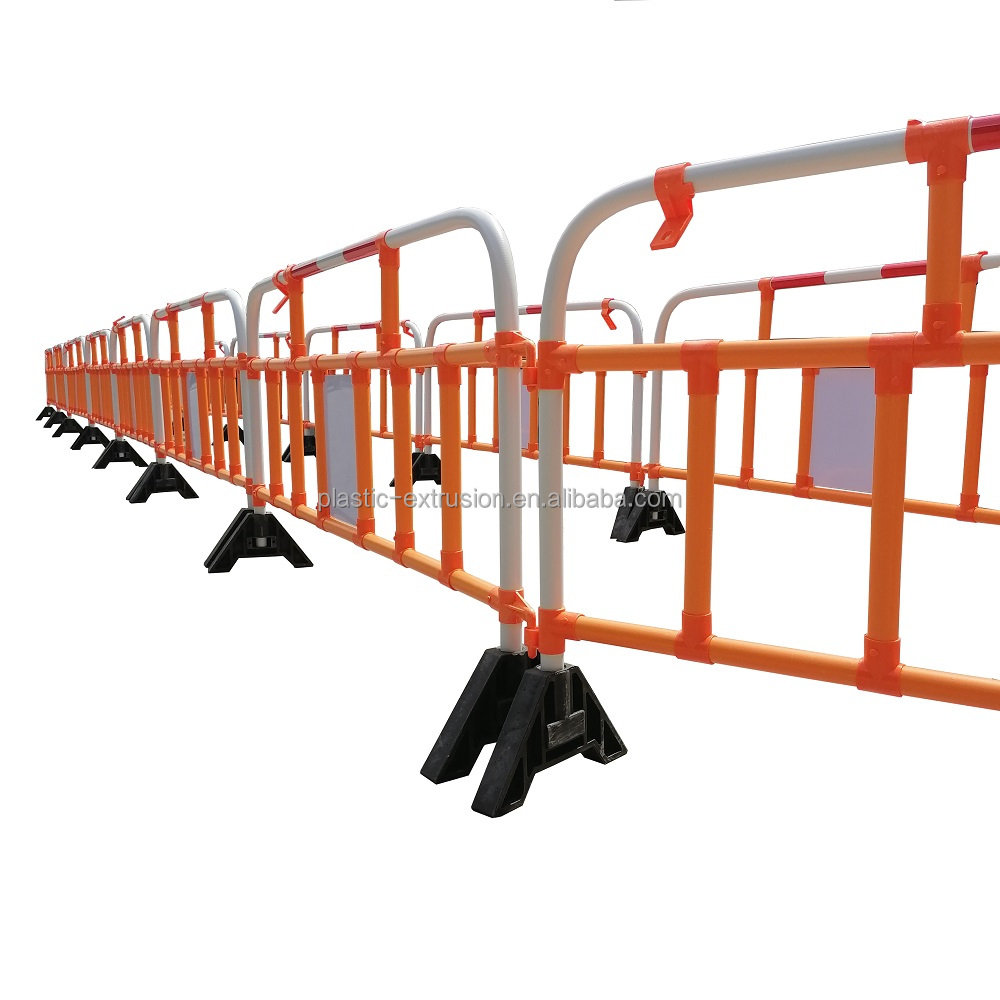 Yellow Road Barricade Angry bull hard durable PVC barricade Plastic Parking Barrier traffic for crowd safety