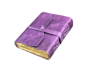 Carnet de notes vintage en cuir véritable relié fait à la main, carnet de croquis en papier vintage, carnet de voyage de style artiste au crayon - Product Image 2