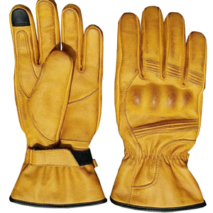 Guantes de Motocicleta Unisex Transpirables de Cuero Vacuno de Alta Calidad, Nuevo Estilo, Keven Impex KI-003, Dedos Completos, Precio Bajo, EE. UU. - Product Image 1