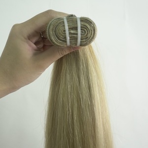Cabello virgen Remy liso/liso, cabello humano de Vietnam, colores resalta, extensiones de cabello y tejido, venta al por mayor - Product Image 2