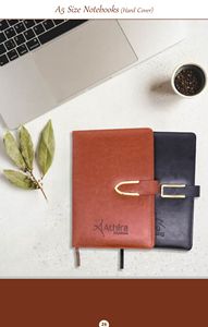 Premium Customized A5 Notebook Personalized Paper <b>Cover</b> with Horizontal Elastic Closer Metal Fitting for School Use or Diary - Product Image 3