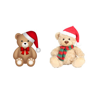 CE CPC sertifikası OEM ODM custom made noel peluş oyuncak doldurulmuş hayvan kendi peluş oyuncak çocuk için oyuncak - Product Image 2