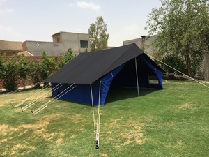 ลูกเสือเต็นท์ผ้าใบกันน้ำขนาดเล็ก,เต็นท์สไตล์สันสำหรับตั้งแคมป์กิจกรรมกลางแจ้งปรับขนาดได้3*4เมตร - Product Image 5