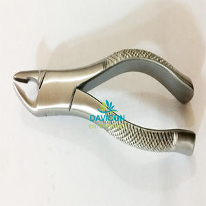 Fórceps de extracción de dientes con fragmentos de raíz Amr Instrumentos quirúrgicos manuales Material de acero inoxidable Base universal - Product Image 2