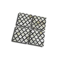 Dessous de verres de cuisine et de Table, 1b/100%, incrustation d'os, en résine, de meilleure qualité