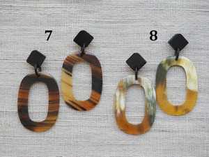 Boucles d'oreilles pour femmes en résine à imprimé animal rayures zébrées très tendance, forme classique, parfaites pour les mariages, les fêtes et les anniversaires - Product Image 3