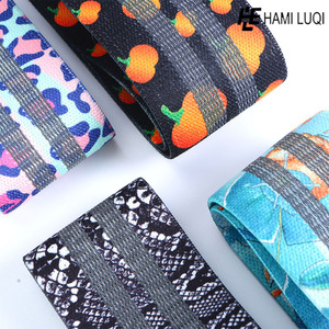 Wholesale 2025 Custom Printing Long Fabric Cotton <b>Resistance</b> Long Loop Workout Fitness Exercise <b>Bands</b> OEM Customized Packing Pcs - Product Image 3