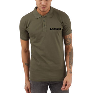 100% algodón al por mayor Golf Shirt Plain Casual Golf Custom Logo Polo Shirt para hombres - Product Image 1