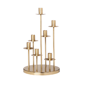 Iron <b>Black</b> And Gold Color <b>Candle</b> <b>Holder</b> With Premium Quality Table Top <b>Candle</b> <b>Holder</b> For Home Hotel Usage - Product Image 6