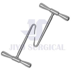 Ensemble de 2 poignées de scie GIGLI, acier chirurgical inoxydable de haute qualité, instruments orthopédiques de neurochirurgie, instruments chirurgicaux - Product Image 6