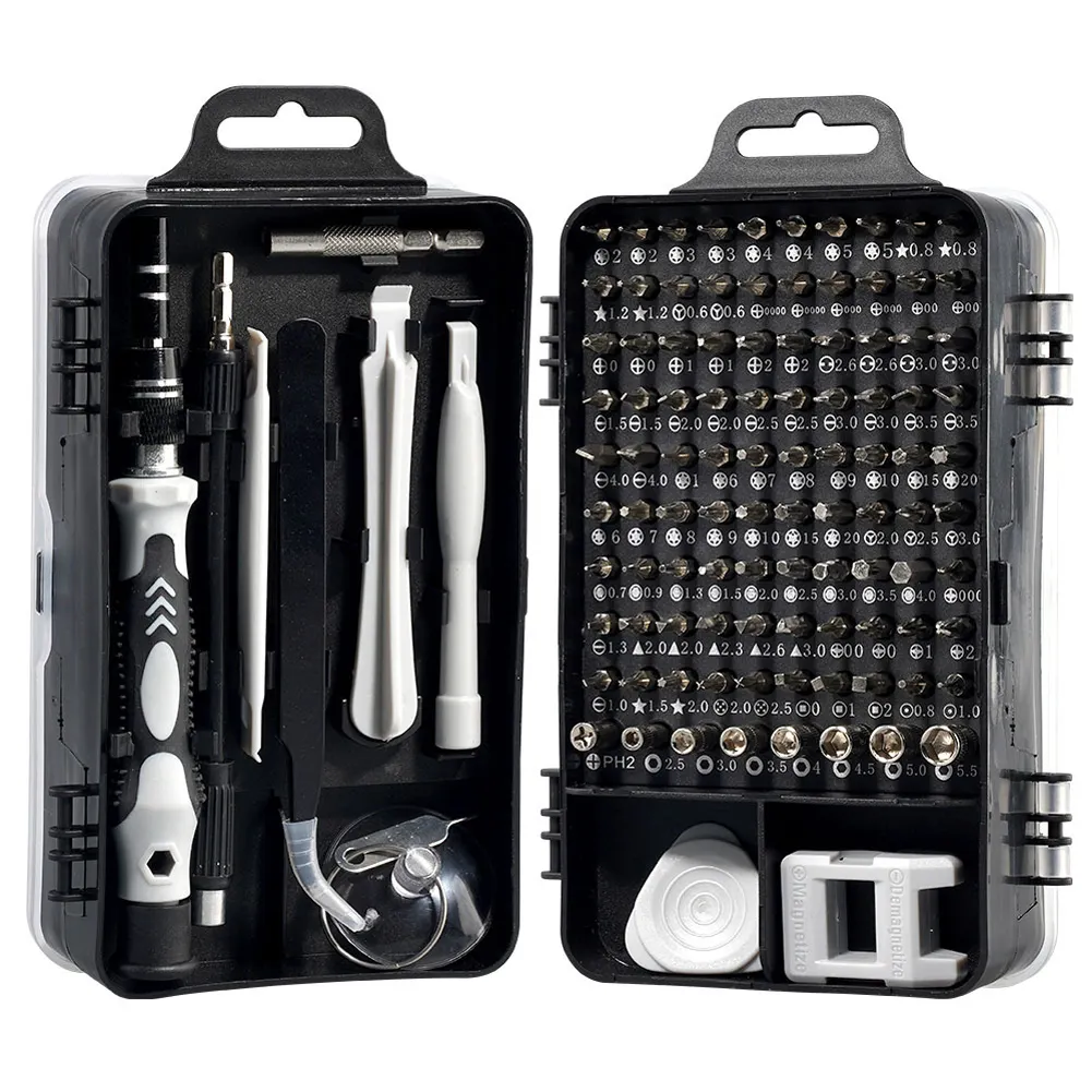 115 in 1 Screwdriver Set Lengthen Multifunctional Screwdrivers Kit Repairing Hand Tools Kits