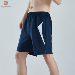 กางเกงขาสั้นออกกำลังกายผู้ชายแบบสั่งทำ คุณภาพสูง OEM ใหม่ ผลิตจากไนลอน 82% สแปนเด็กซ์ 18% ระบายอากาศได้ดี เป็นมิตรกับสิ่งแวดล้อม แห้งเร็ว มีเชือกผูก - Product Image 2