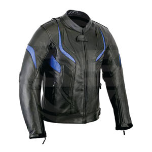 Blouson de motard en cuir de vache, pour motard, veste en cuir pour moto - Product Image 5