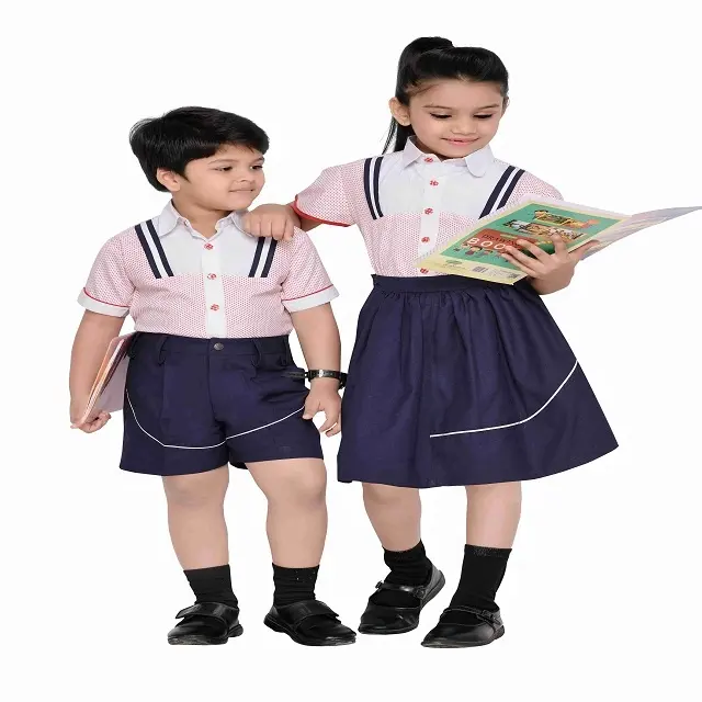 Bella Uniforme Della Scuola di Design per I Bambini