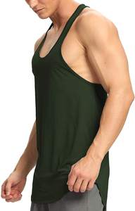 Chenille-Camiseta sin mangas personalizada para hombre, ropa deportiva de alta calidad, bordada, para gimnasio, venta al por mayor - Product Image 5