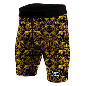 กางเกงมวยไทยขาสั้นเอวยางยืดสำหรับผู้ใหญ่เสื้อผ้าศิลปะการต่อสู้ทำจากผ้าฝ้ายออกแบบได้ตามต้องการ - Product Image 6