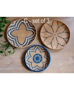 Sản Phẩm Bán Chạy Nhất 2022 Handmade Chất Lượng Cao Wicker Trang Trí Nội Thất Tân Gia Quà Tặng Thủ Công, Handwoven Cỏ Biển Tường Trang Trí Nội Thất - Product Image 3