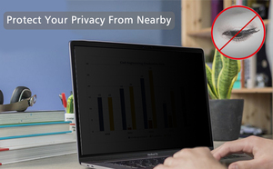 Filtre de confidentialité BOZABOZA pour PC 15,6 pouces / Ordinateur portable, anti-espionnage, anti-lumière bleue, réduction UV, anti-reflets, haute transmission, qualité 2.5D, grade AAA - Product Image 3