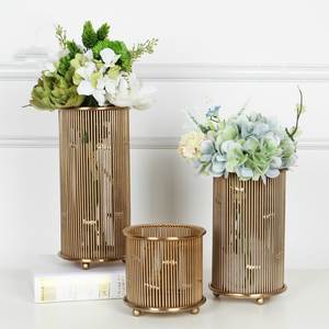 Maceta de latón de estilo moderno para decoración del hogar, macetas de flores de latón decorativas para decoración de escritorio y balcón - Product Image 6